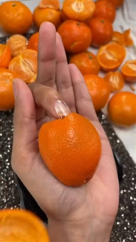 Real Fresh Orange Nails 🍊 So Juicy | Orange nails, Nail trends, Nail art