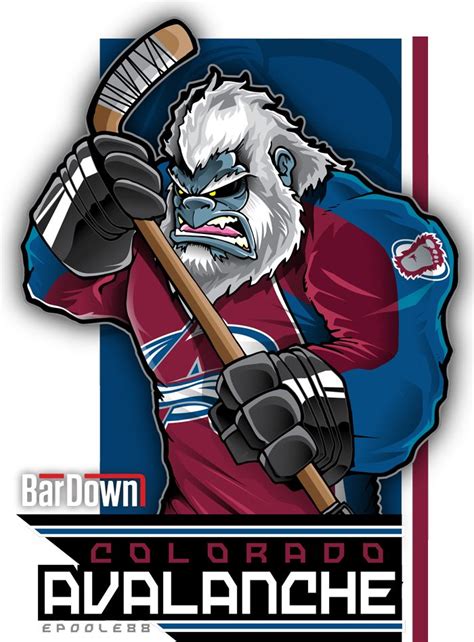 BarDown: NHL Cartoon Mascots: Central Division | Nhl, Colorado ...