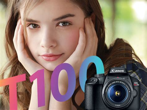 Amazon.com : Canon EOS Rebel T100 DSLR Camera with EF-S 18-55mm f/3.5-5.6 III Lens, 18MP APS-C ...