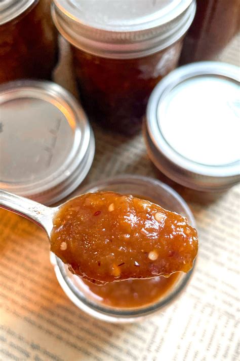 Delicious Green Tomato Chutney (Lower Sugar) - An Oregon Cottage