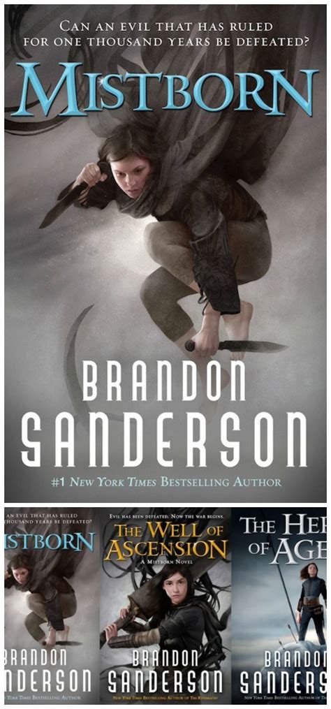 The Mistborn Trilogy by Brandon Sanderson. | Brandon sanderson, Books, Trilogy