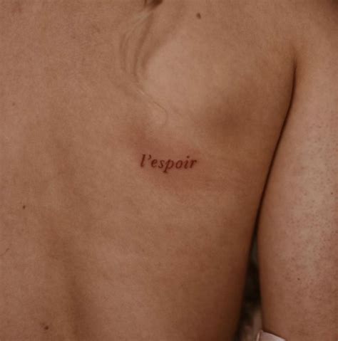 french tattoo | French tattoo, Writing tattoos, Subtle tattoos