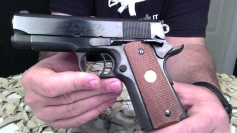 Colt Officers Model 45ACP 1911 Pistol Overview - Texas Gun Blog - YouTube