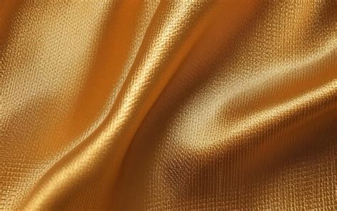 Premium Photo | A gold silk fabric with a dark gold finish.