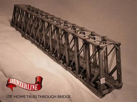 170' HOWE TRUSS THROUGH BRIDGE - Scale: S (Length 31-13/16” Width 4-9/ ...