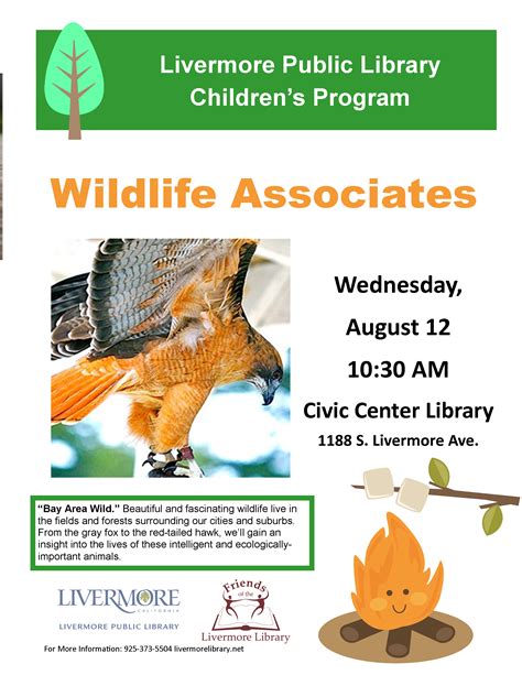 Educational Animal Program ~ Bay Area Wildlife. Livermore Public Library, Civic Center. 8/12/15 ...