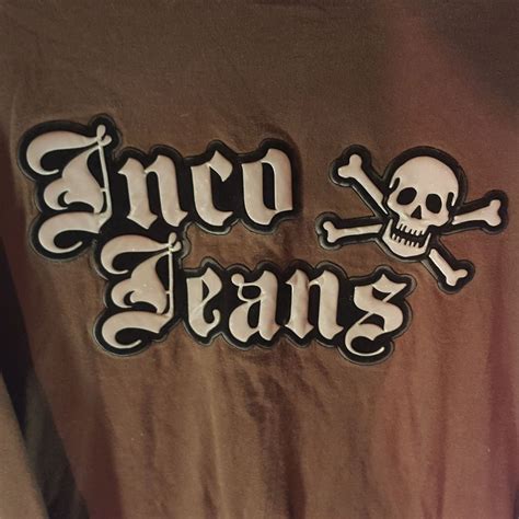 Vintage JNCO Jeans Mens Tee Shirt Brown Skull Long Sleeve Medium Skater 90s Logo | Mens tee ...