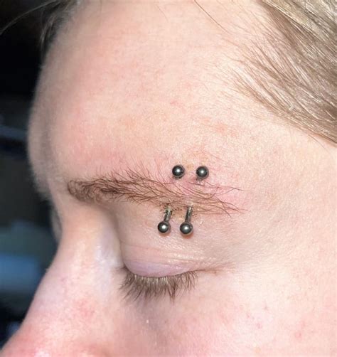 Double eyebrow shallow? : r/piercing