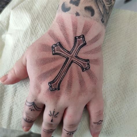 Cross Tattoos For Women On Hand