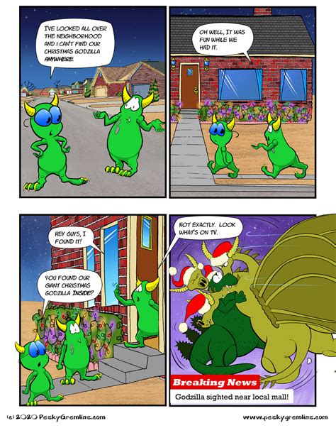 Pesky Gremlins Comic 705 - Lost and Found | Pesky Gremlins