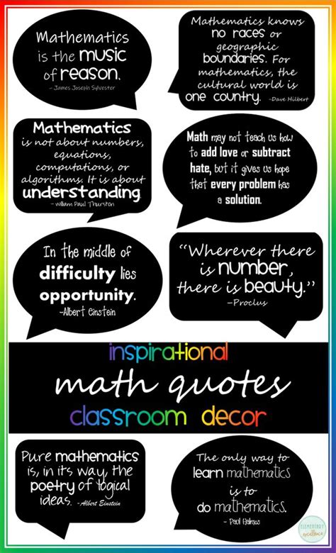 Inspirational Math Quotes Posters | Inspirational math quotes, Math quotes, Mathematics quotes