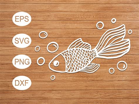 Fish Svg / Fish Silhouette Svg / Fish Clipart / Svg Png Dxf - Etsy