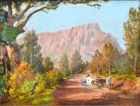 Victor F. Simmonds - Mid Century South African Mountain Landscape For ...