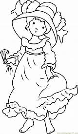 Lovely Holly Hobbie Coloring Page For Kids  Free sketch template