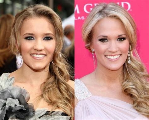 Admit Carrie Underwood and Emily look very similar | Celebrity look ...