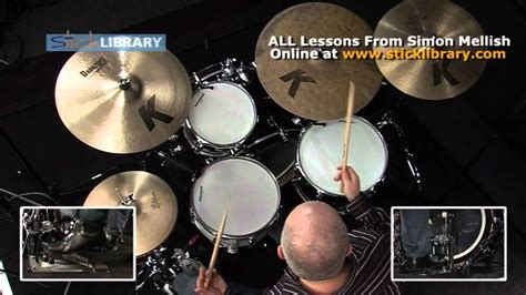 Paradiddle Fills Drum Lesson - Talking Technically With Simon Mellish Sticklibrary - YouTube