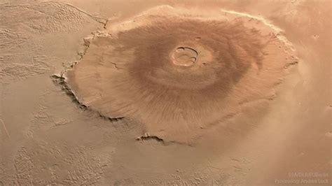 Landslides on Mars suggest water once surrounded Olympus Mons, our ...