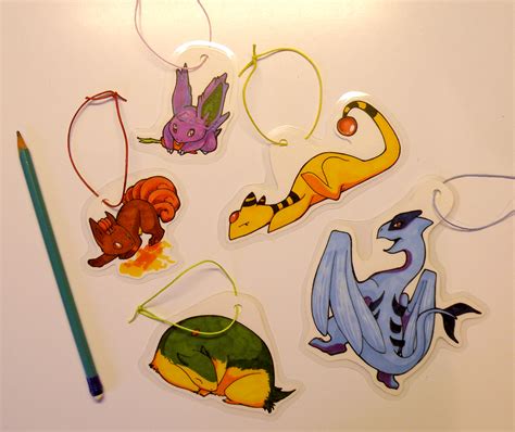 Pokemon charms by HasegawaVega on DeviantArt