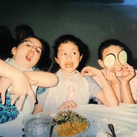 Old photos of Selena Gomez behind the scenes of the children's show Barney and Friends during ...