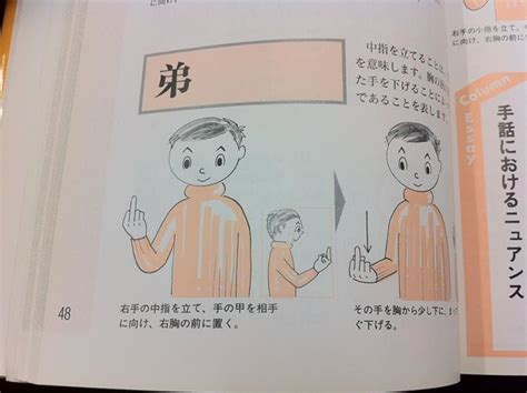 How to say "little brother" in Japanese Sign Language : funny