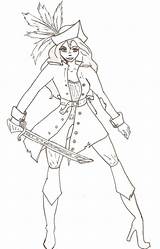 Female Pirate Coloring Pages At GetColoringscom  Free Printable sketch template
