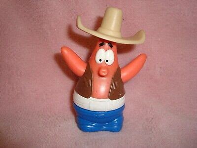 PATRICK STAR COWBOY Spongebob Squarepants 2008 Burger King Toy Cake Topper $19.00 - PicClick