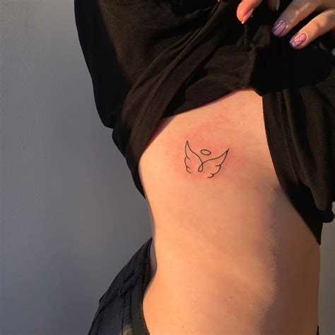 Top 91 Best Angel Wings Tattoo Ideas - [2020 Inspiration Guide] in 2020 | Tattoos, Tiny tattoos ...