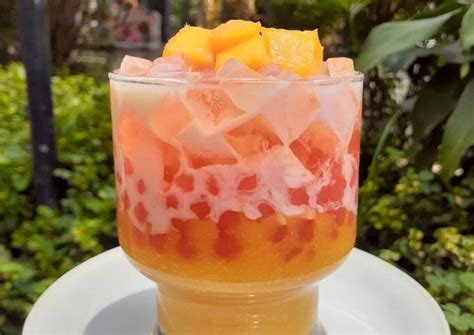 Resep Mango sagoo dessert oleh Leylita Kesty Hardjiyantie - Cookpad