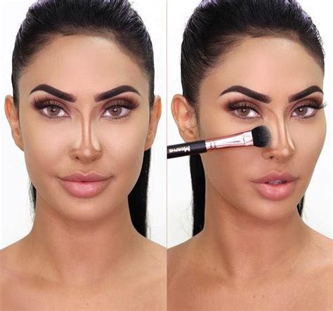 Nose makeup, Nose contouring, Contour makeup