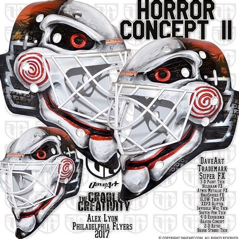 Alex Lyon's Jigsaw Inspired Mask : r/Flyers