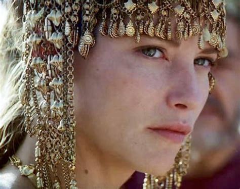 Sienna Guillory as Helen of Troy, using the Priam’s Treasure in the tv ...