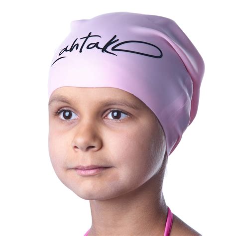 Buy Lahtak Swimming Cap for Kids with Long Curly Hair Braids Dreadlocks (Rose Quartz, Small ...