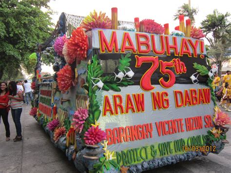 75th Araw Ng Dabaw! - 16 March 2012 - Barangay Vicente Hizon Sr. Official Website