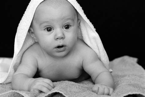 Baby Under The Towel Free Stock Photo - Public Domain Pictures