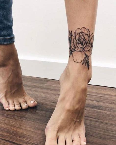 40 Gorgeous And Stunning Ankle Floral Tattoo Ideas For Your Inspiration | Women Fashion ...