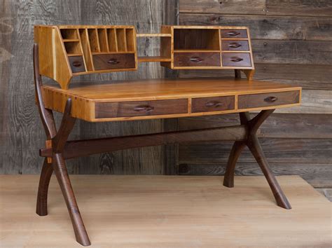 Geronimo Woodworks - Cherry Desk | Fine furniture, Furniture design, Cool furniture