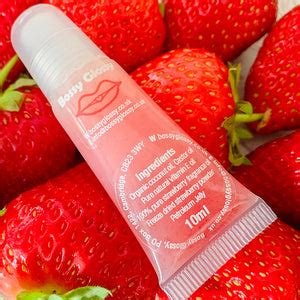 Strawberry Lip Gloss | Flavoured Lip Gloss | Bossy Glossy – Bossy ...