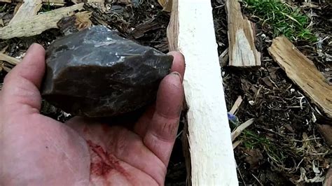 Making A Stone Age Hunting Bow: Stone Age Bow Making With Abo Tools - YouTube