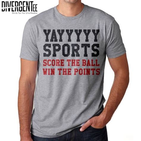 funny sports shirt hooray sports t shirt go sports football hockey soccer baseball basketball ...