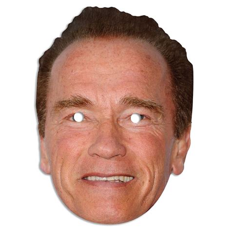 Arnold Schwarzenegger Mask Terminator Politician Celebrity Masks – Celebrity Paper Masks