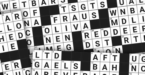 Sunday Crossword: Apt Anagrams Quiz