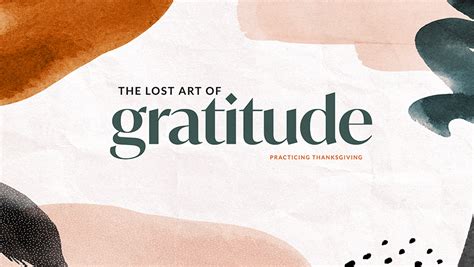 The Lost Art of Gratitude | Thanksgiving Sermon Series From Ministry Pass