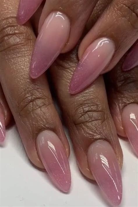 30+ Dusty Pink Rose Nails - the gray details