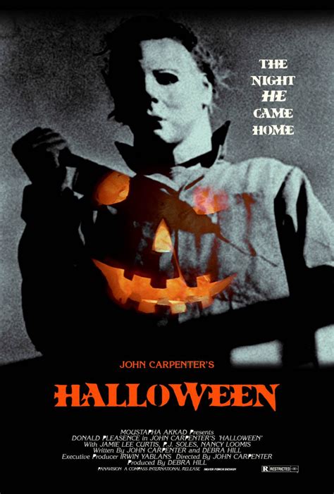 halloween movie poster - the night HE came home - MyConfinedSpace