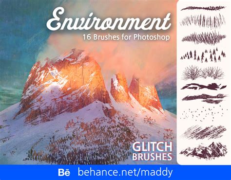 Environment Brushes for Subscribers Part 1 on Behance