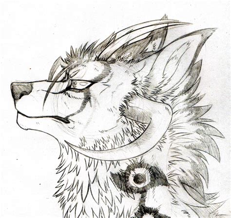 Onaga Headshot SKETCH by KasaraWolf on DeviantArt