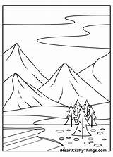 15 Mountains Coloring Pages 100% Free Printables sketch template
