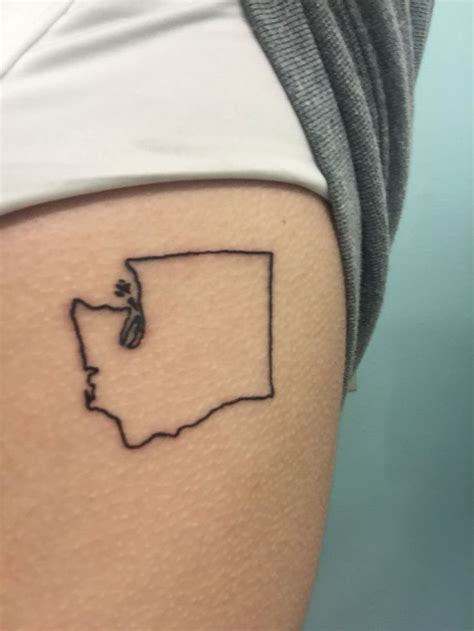 Washington state | Tattoos and piercings, Tattoos, Infinity tattoo