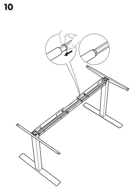 IKEA SKARSTA Desk Sit/Stand Manual - ItsManual