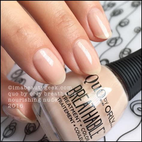 ORLY BREATHABLE NAIL POLISH BY QUO SWATCHES AND REVIEW - Beautygeeks